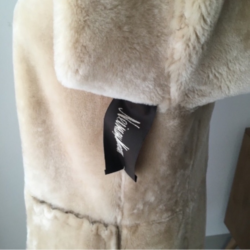 Vintage Giuliana Teso Shearling Fur Coat - Picture 9 of 16